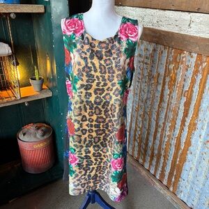 Just Love Multicolor Animal Print Dress 1X